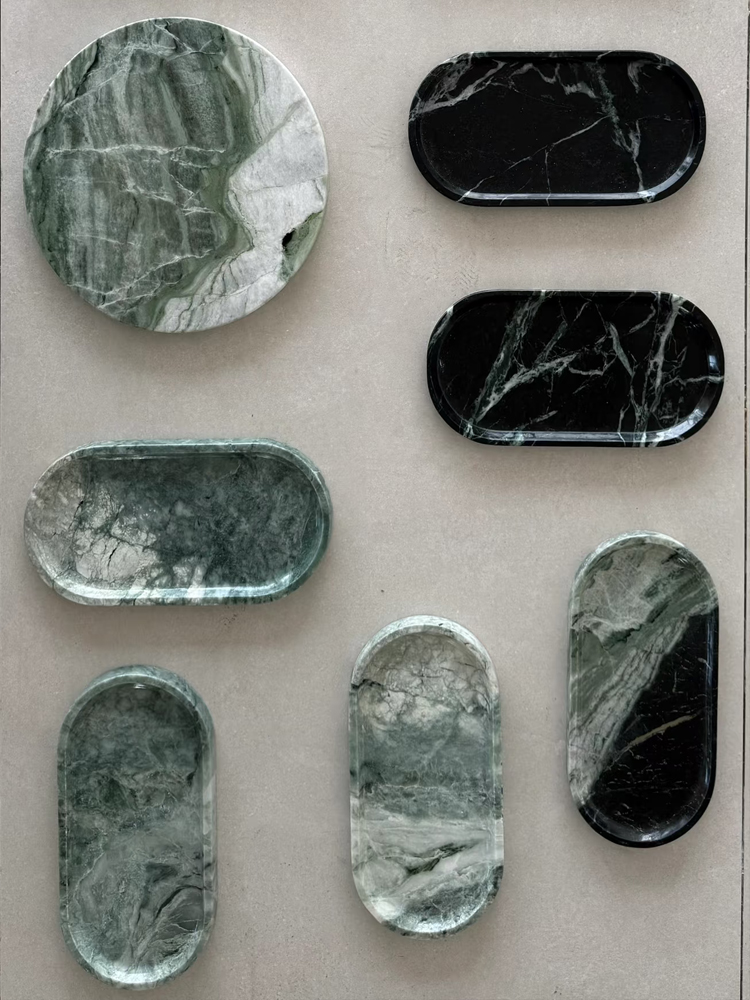 product quiet style light luxury natural cave stone tray for home decor creative jewelry aromatherapy storage desktop ornaments-9