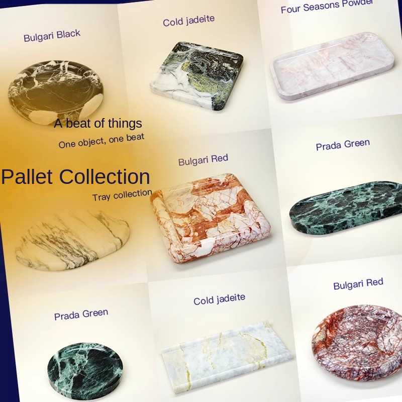 product quiet style light luxury natural cave stone tray for home decor creative jewelry aromatherapy storage desktop ornaments-1
