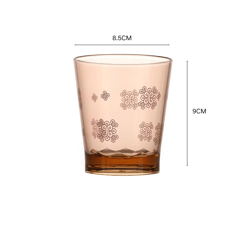 Reusable Cute Acrylic Cups Stackable Portable Outdoor Quakeproof Camping Plastic Water Cup Biodegradable Food Grade Plastic Mug details