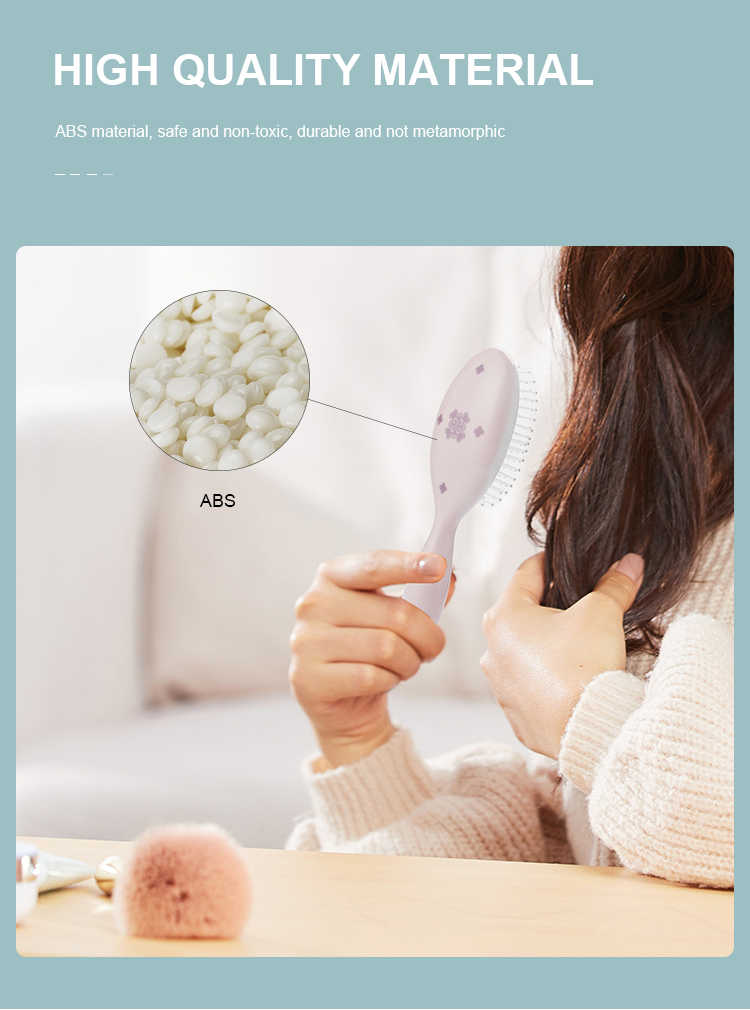 Household Customized Plastic Massage Comb Soft Round Hairdressing Comb Makeup Bath Air Cushion Comb supplier