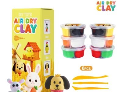 what is air dry clay made of
