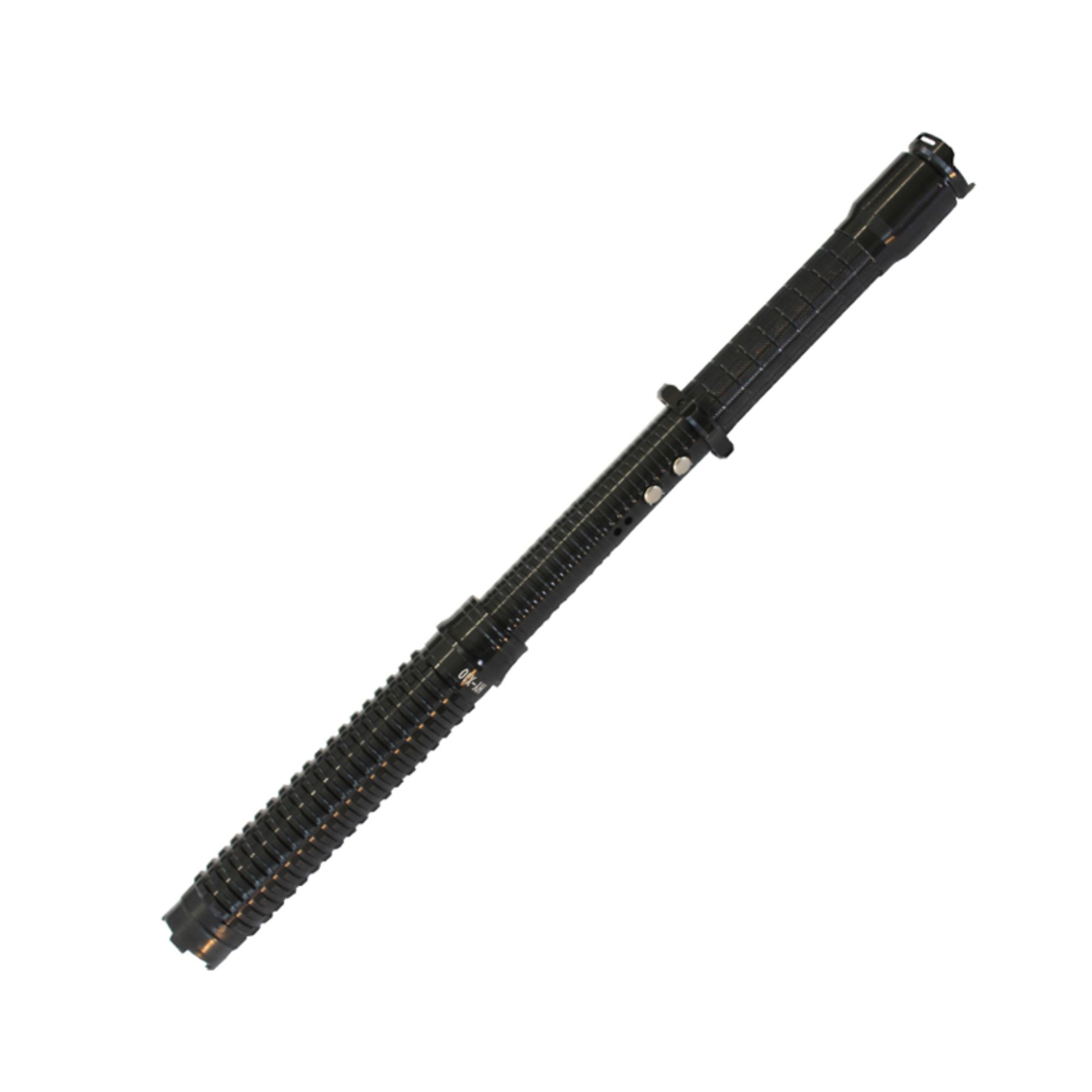 Verstikkingsbaton X10 (KL-8810) Aluminiumlegering zelfverdediging met verwisselbare batterijen uitbreidbaar lange versie