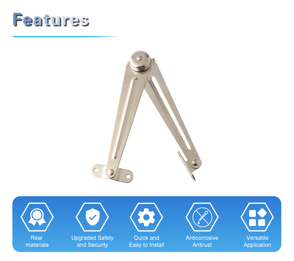 XW602 Door & Window Accessories Furniture Hardware Left or Right Open Toggle Door Stopper Closer factory