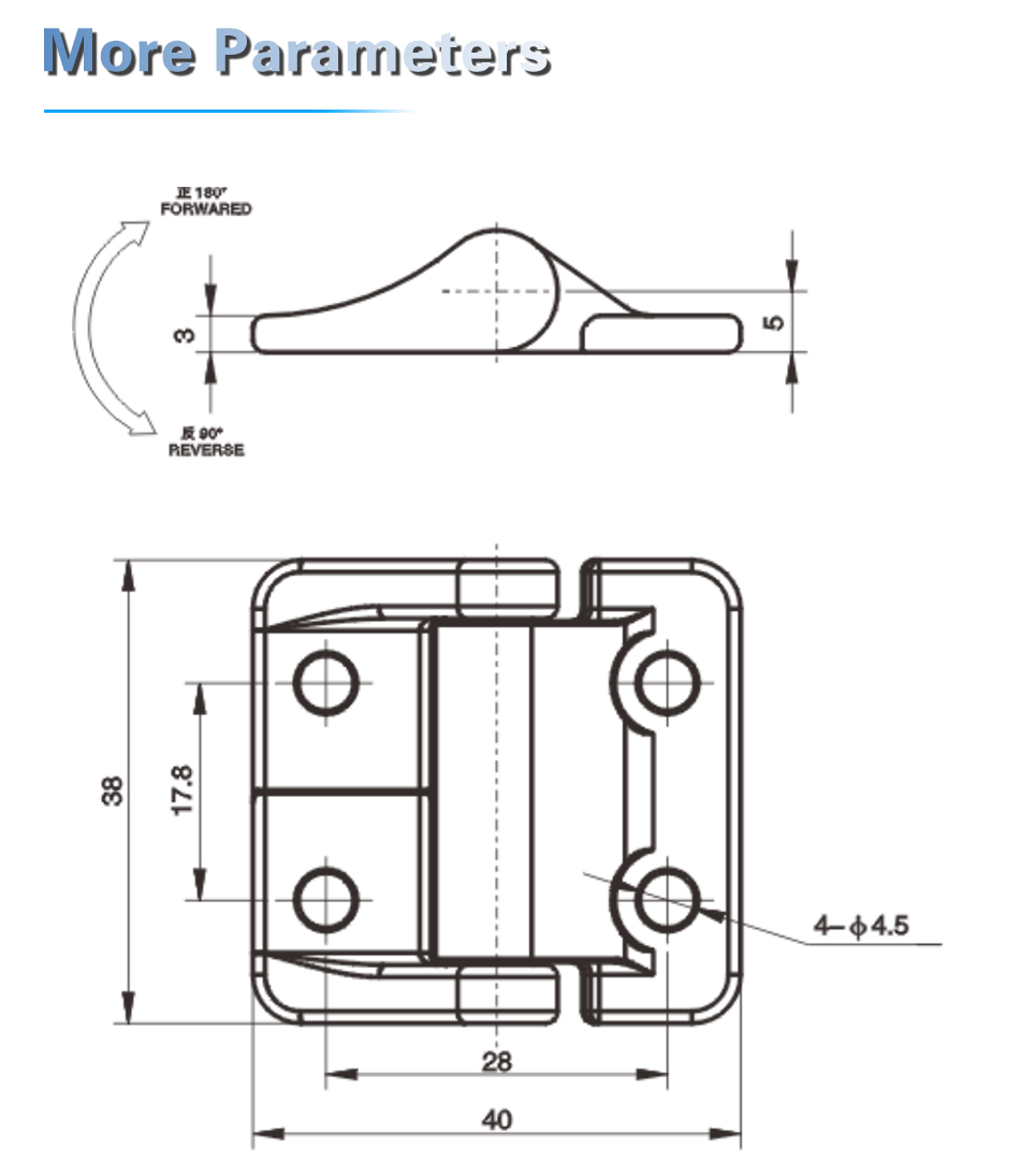 JL702 External Installation Cabinet Door Hinges Zinc Alloy European Iron Kitchen Hidden Self Closing Concealed Hinges manufacture