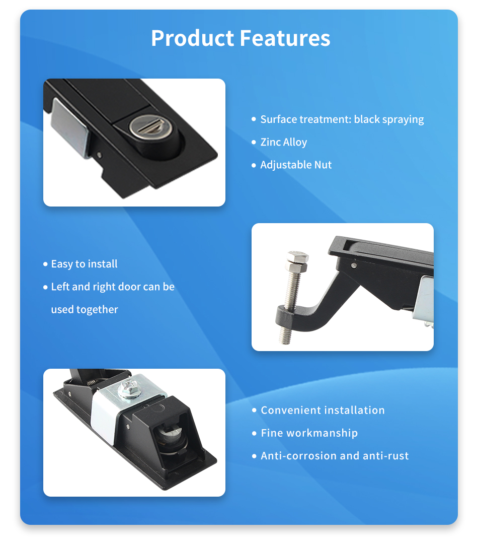 product pm242 industrial lock supplier zinc alloy sealed lever latches compression degree plane lock for auto cabinet-9