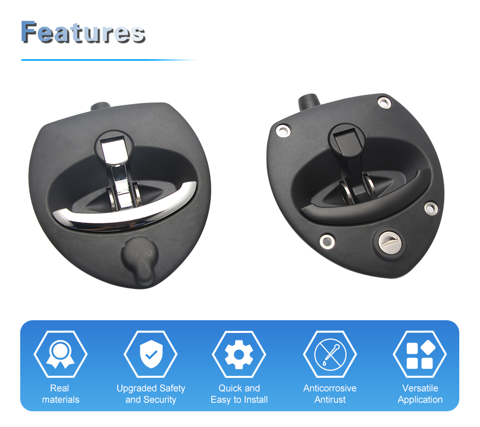 MB444 JIEKAI New Hot Sale Panel Locks Waterproof Vehicle Lock Cylinder for Rucks to Keep Slider From Coming Out details