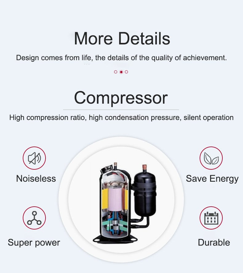 Geen gas mini size air source swimming pool heat pump supplier