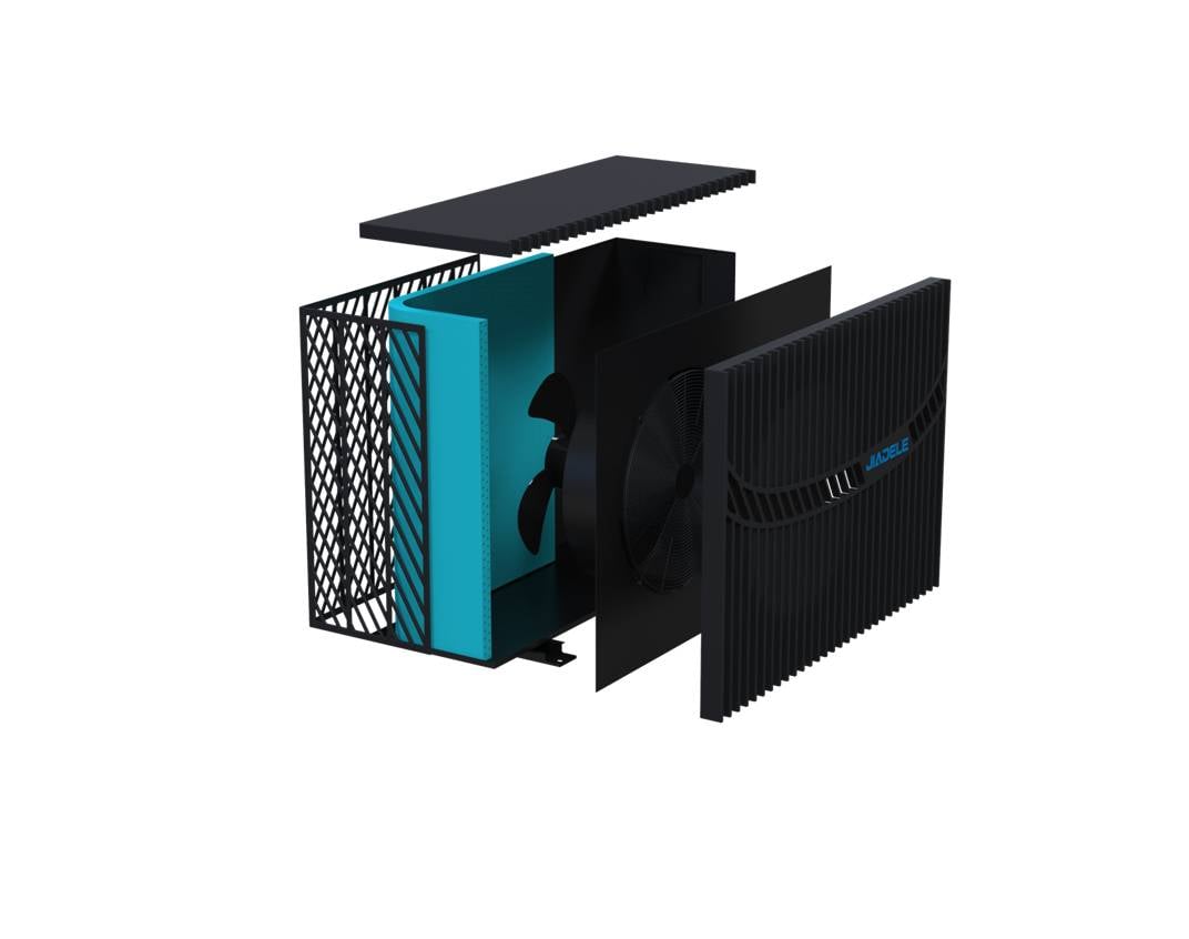 DHW Full Dc Inverter Heat Pump 22kw Air to Water Heating Cooling supplier