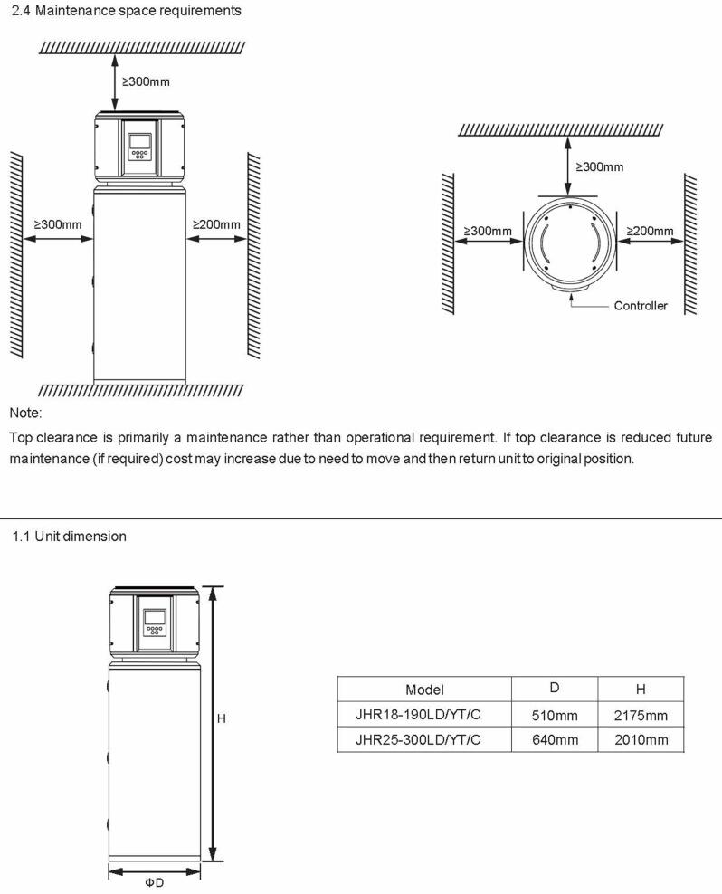 300L Tankless All in One Water Heater Electric Air Source factory