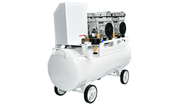 FVN-180V-2 1200W 220V 320L/min negative pressure oilless vacuum pump with 65L air tank for rubber molding machine details