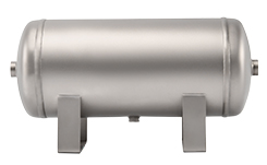 YC-10L-SSHM Portable Horizontal  Stainless Steel Compressed Air Storage Tank Matte details