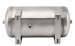 YC-20L-SSHM Portable Horizontal Stainless Steel Compressed Air Storage Tank Matte factory