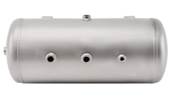 YC-25L-SSHM Portable Horizontal Stainless Steel Compressed Air Storage Tank Matte manufacture