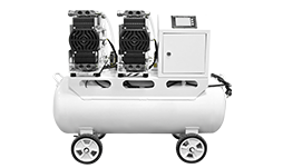 FVN-500-2 1600W 220V 960L/min negative pressure oilless vacuum pump with 65L air tank for rubber molding machine factory