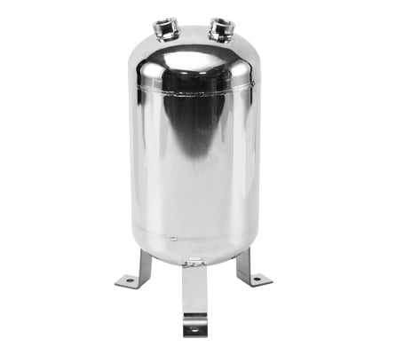 YC-5L-SSV Portable Vertical Stainless Steel Compressed Air Storage Tank details