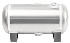 YC-6L-LEFT-AH 8Bar Aluminium Horizontal Air Storage Tank Vacuum Receiver Tank For Truck Suspension Beauty Equipment manufacture