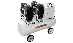FVN-500-2 1600W 220V 960L/min negative pressure oilless vacuum pump with 65L air tank for rubber molding machine factory