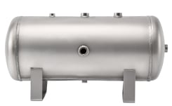 YC-25L-SSHM Portable Horizontal Stainless Steel Compressed Air Storage Tank Matte manufacture