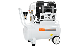 FVN-500-1 800W 220V 480L/min negative pressure oilless vacuum pump with 40L air tank for rubber molding machine factory