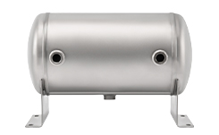 YC-12L-SSHM Portable Horizontal Stainless Steel Compressed Air Storage Tank Matte supplier