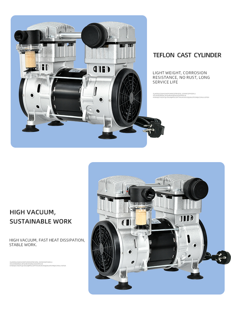 VN-200H 220V 1000W 150L/min High pressure Factory Customize 220v Negative Pressure Pumping Suction Small Oil Free Vacuum Pump supplier