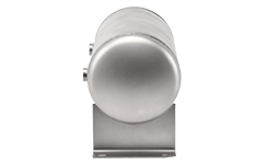 YC-12L-SSHM Portable Horizontal Stainless Steel Compressed Air Storage Tank Matte details