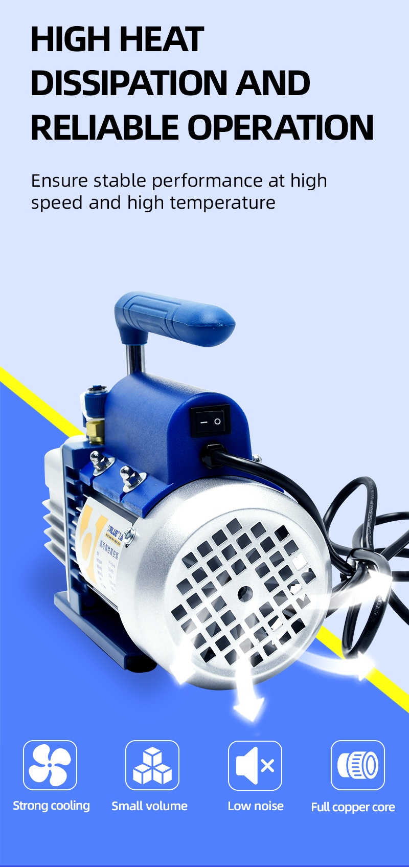 FY-1H-N Mini HAVC Air Rotary Vane Vacuum Pump manufacture