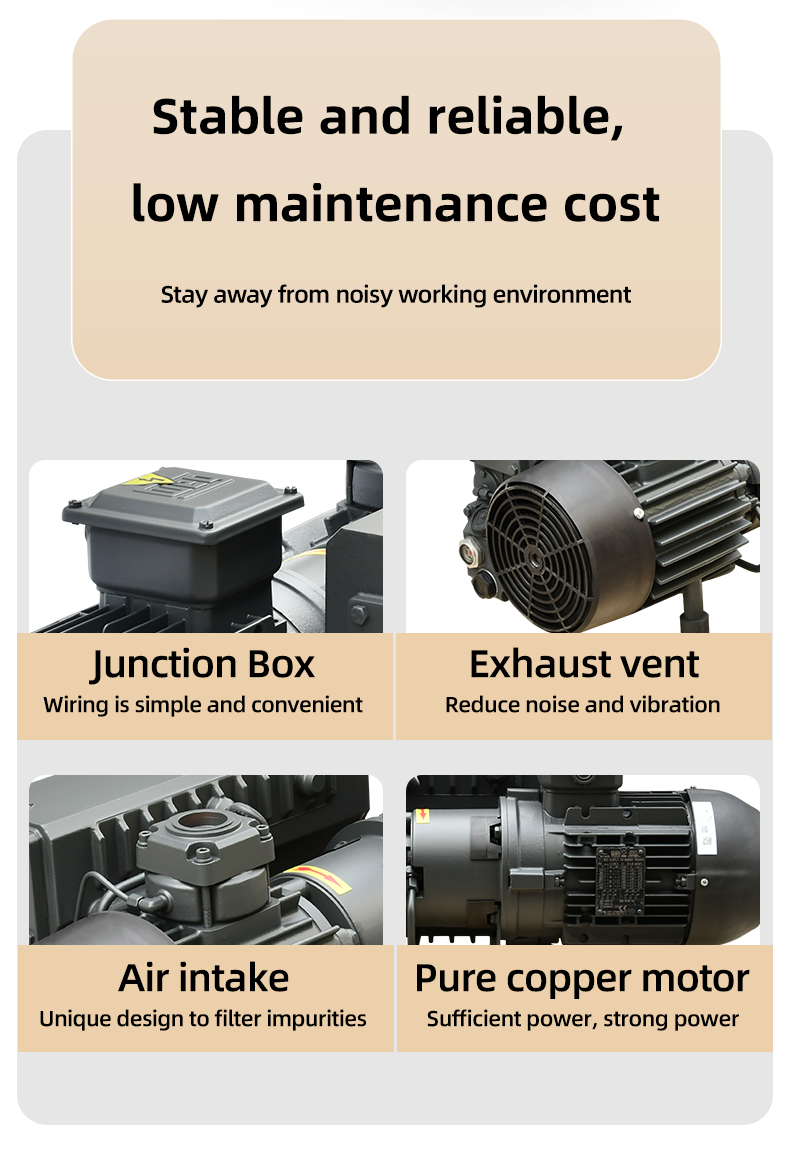 Single Stage Sliding Vane Rotary Vacuum Pump supplier
