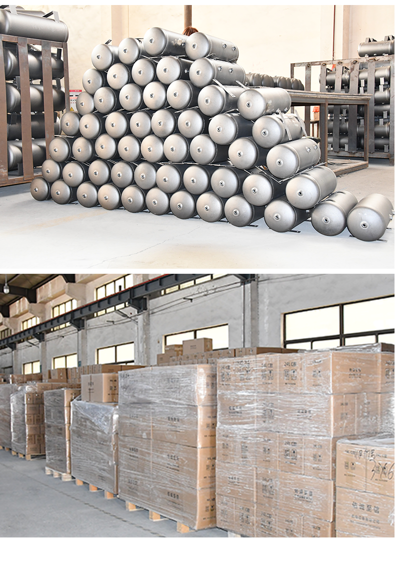 YC-5L-SSV Portable Vertical Stainless Steel Compressed Air Storage Tank details