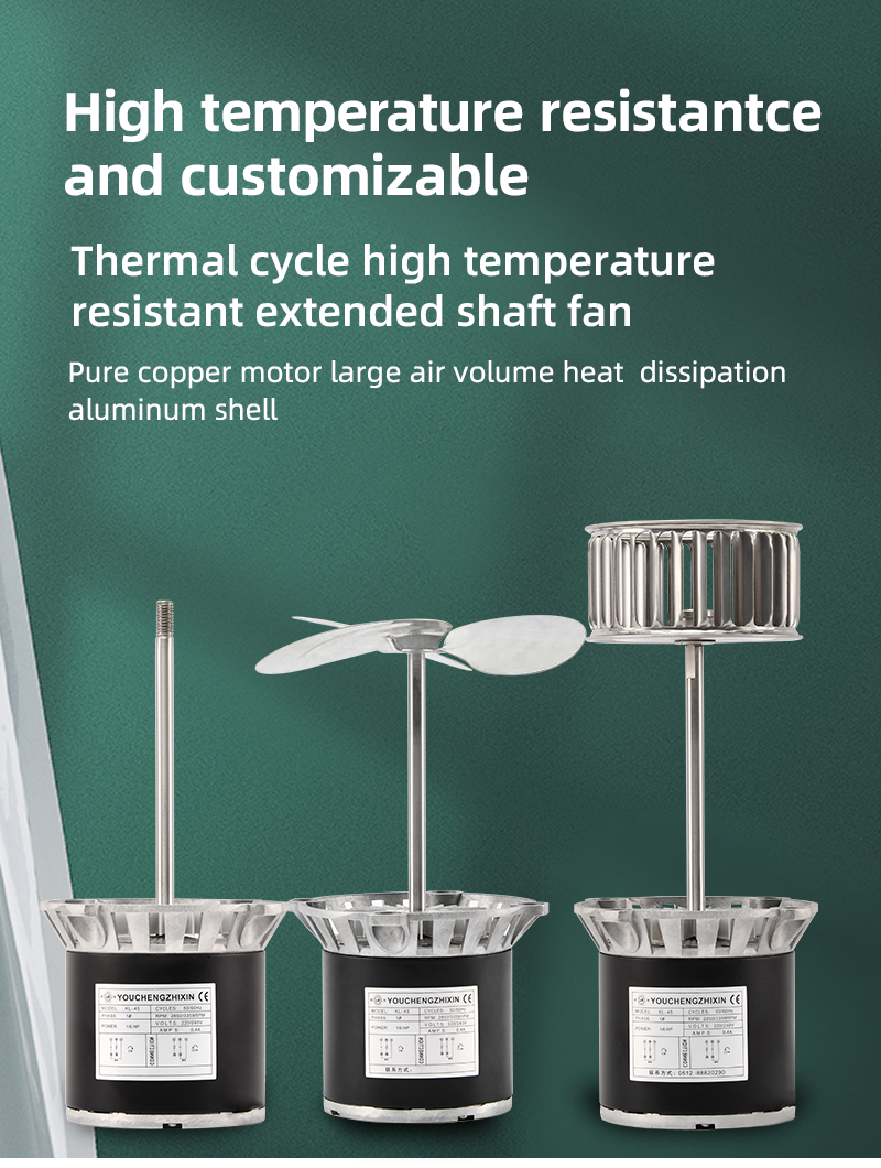 Aluminum Long Shaft Three Phase Motor manufacture