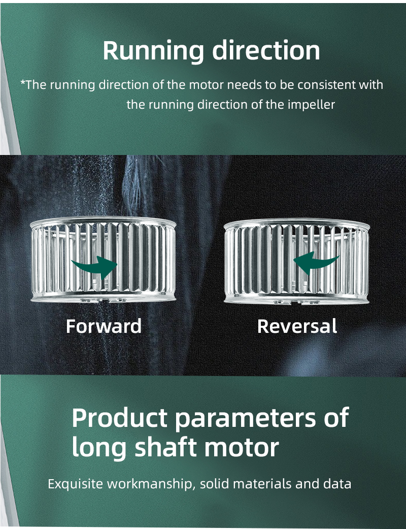 Aluminum Long Shaft Three Phase Motor factory