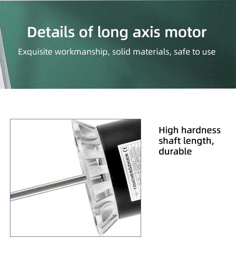 Aluminum Long Shaft Three Phase Motor factory