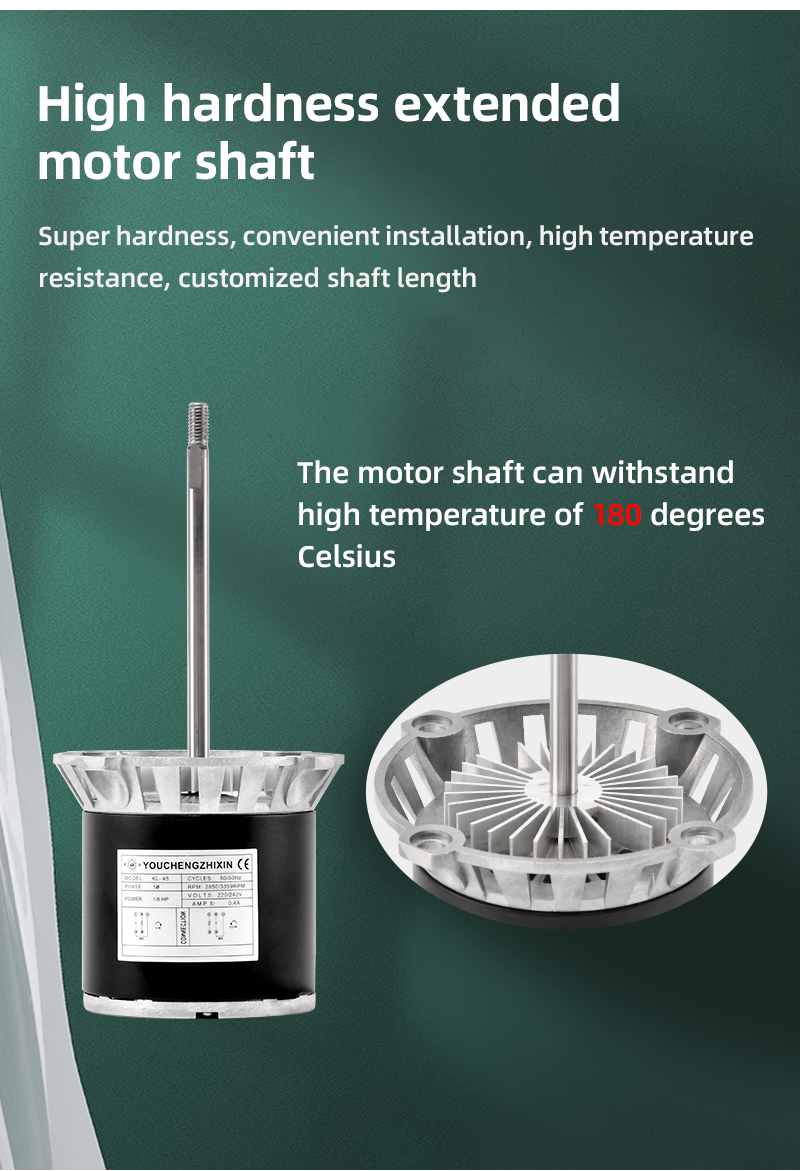 Aluminum Long Shaft Three Phase Motor manufacture