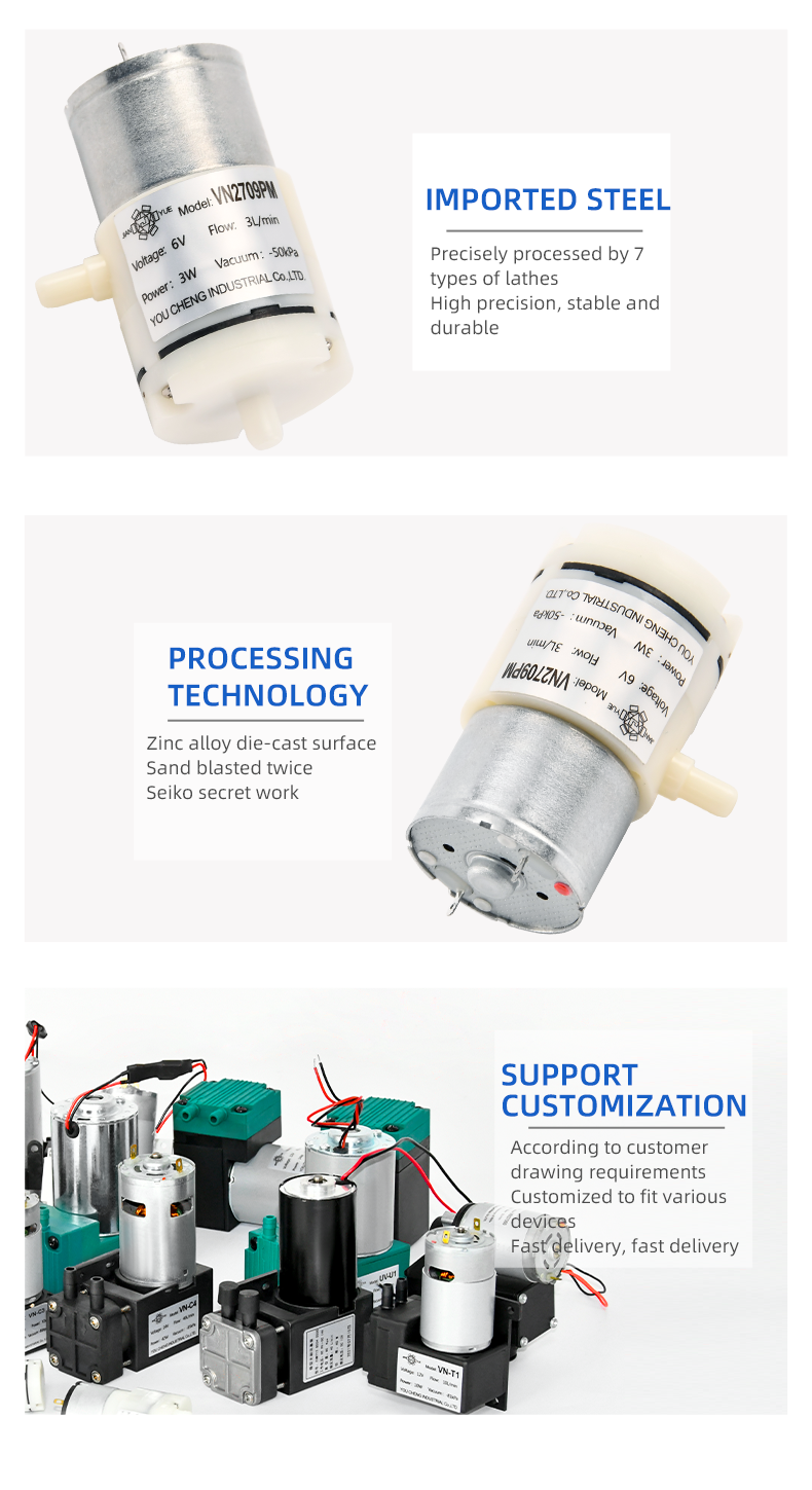 Small Negative Pressure Diaphragm Suction Pump supplier