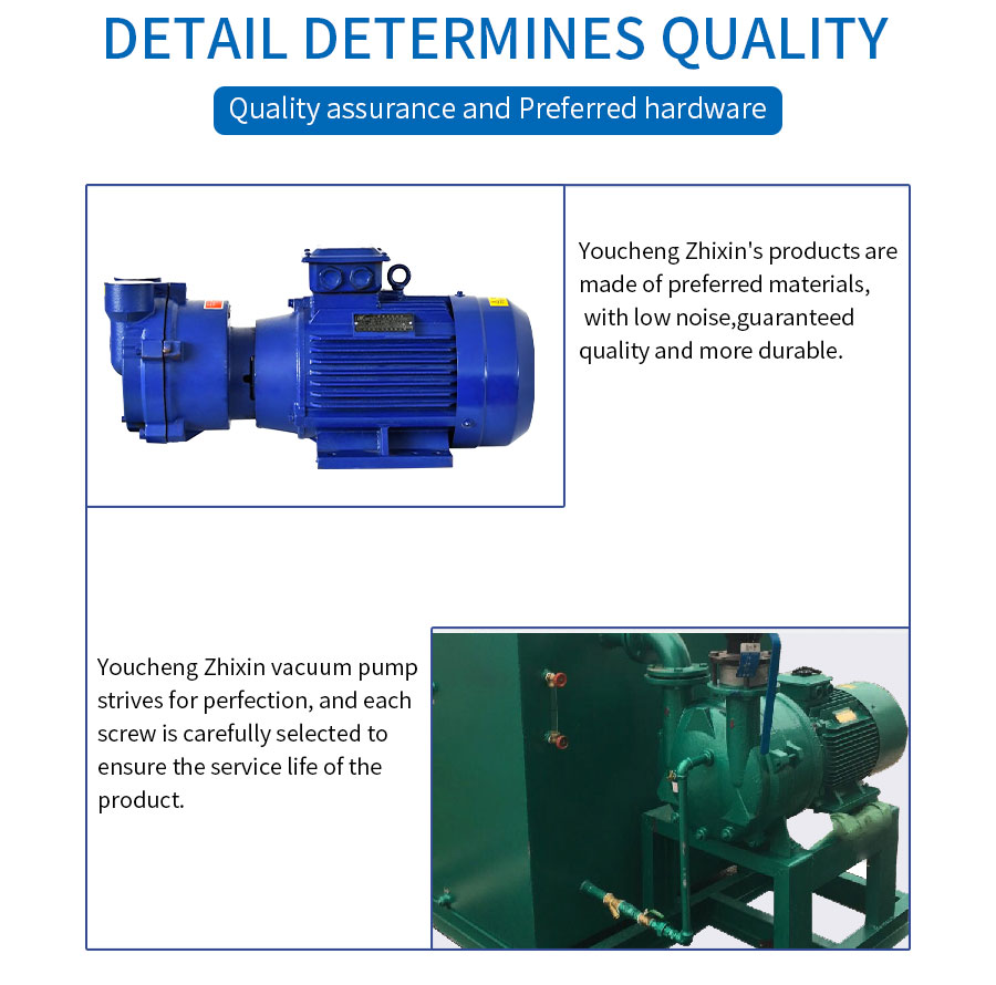 Industrial high vacuum water circulation vacuum pump compressor water ring vacuum pump details