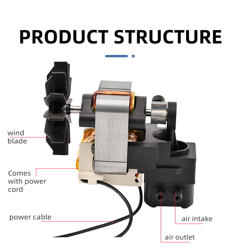VN-18-2 220V 13W 5L/min High Pressure Factory Customize 220v Negative Pressure Pumping Suction Small Oil Free Vacuum Pump manufacture