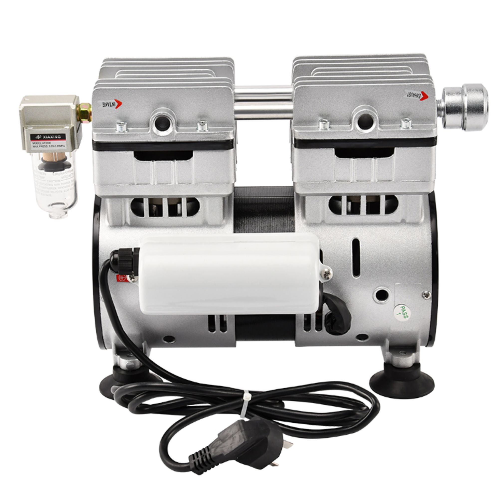 VN-120H 220V 370W 80L/دقيقة ضغط عالي مصنع تخصيص 220v ضخ شفط ضغط سلبي مضخة شفط خالية من الزيت صغيرة
