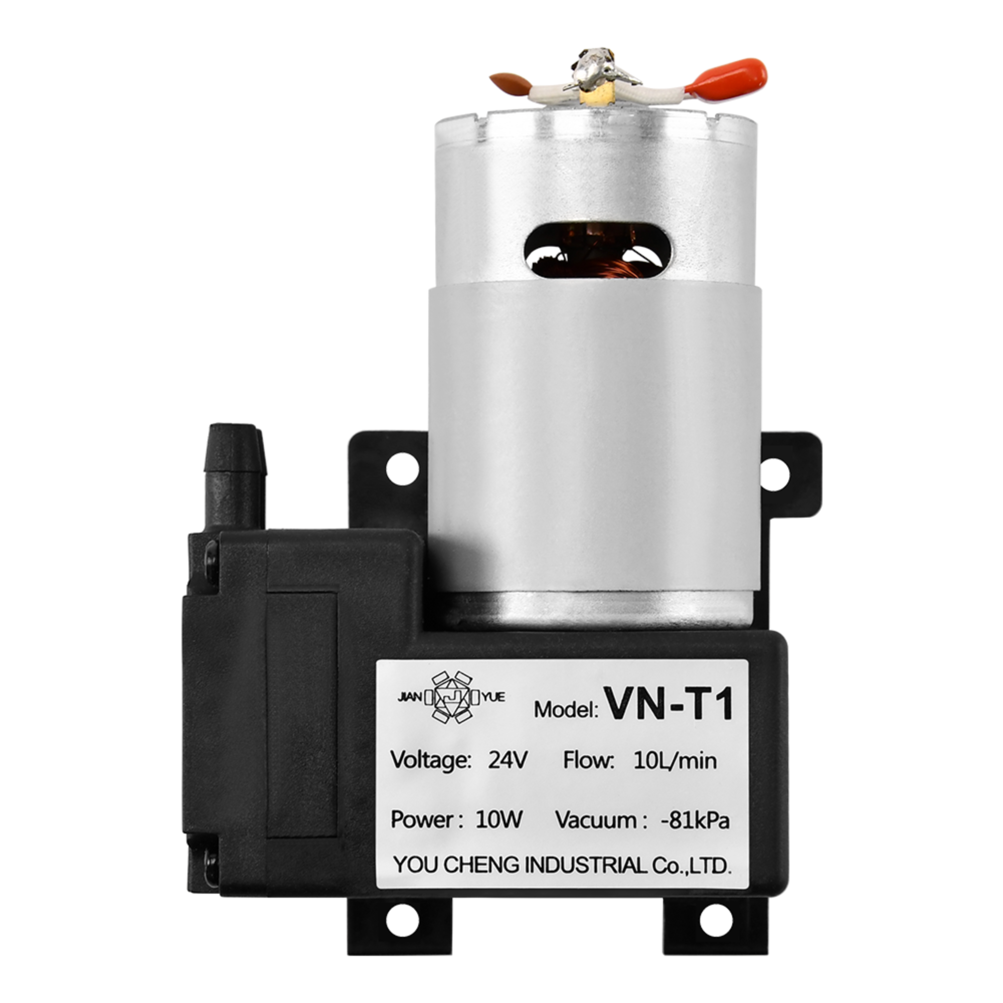 VN-T1 12V/24V 10W سر تکی DC فشار منفی Pompe مم خلاء DC
