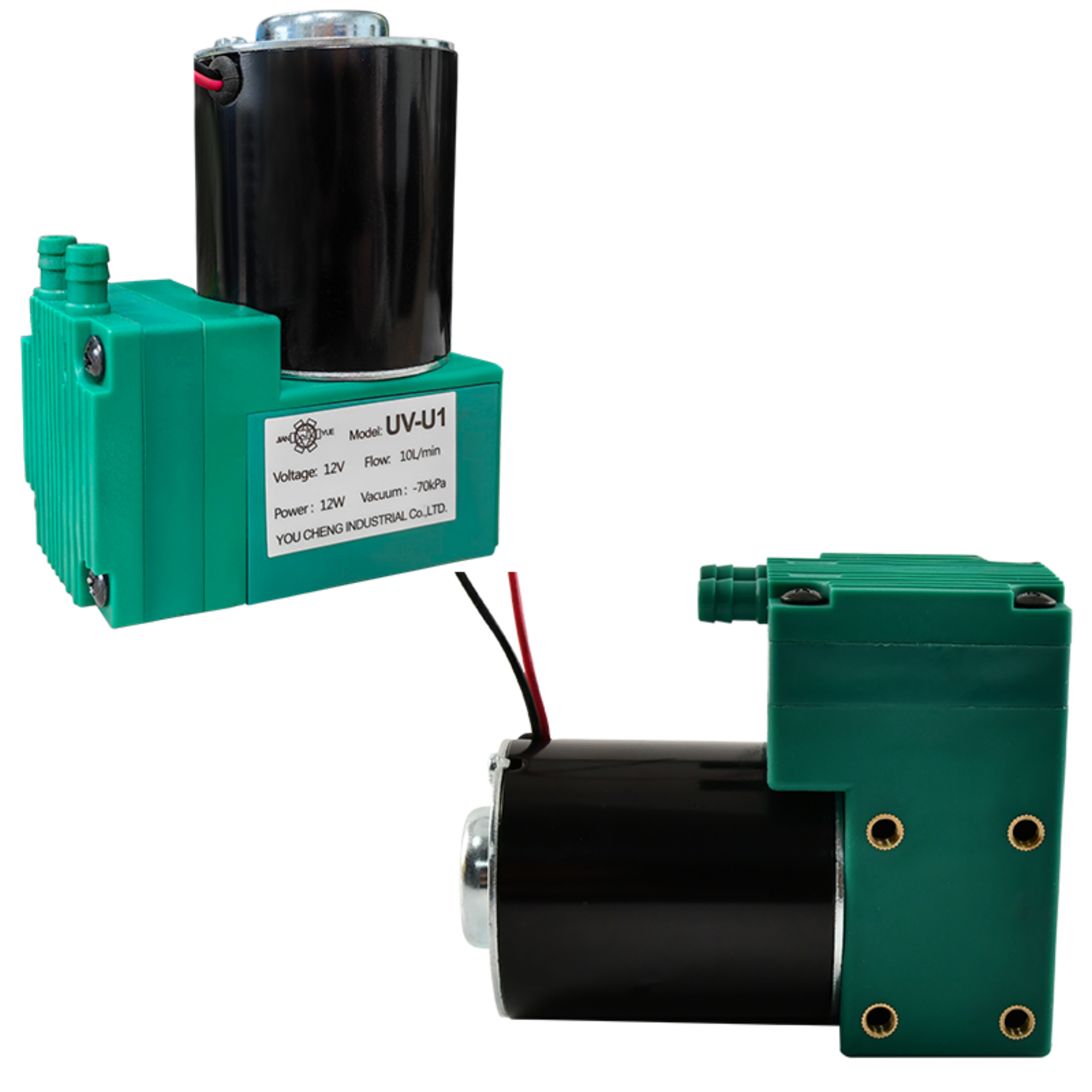 VN-U1 12V/24V/220V 12W~13W سر تکی DC فشار منفی Pompe مم شدید خلاء DC