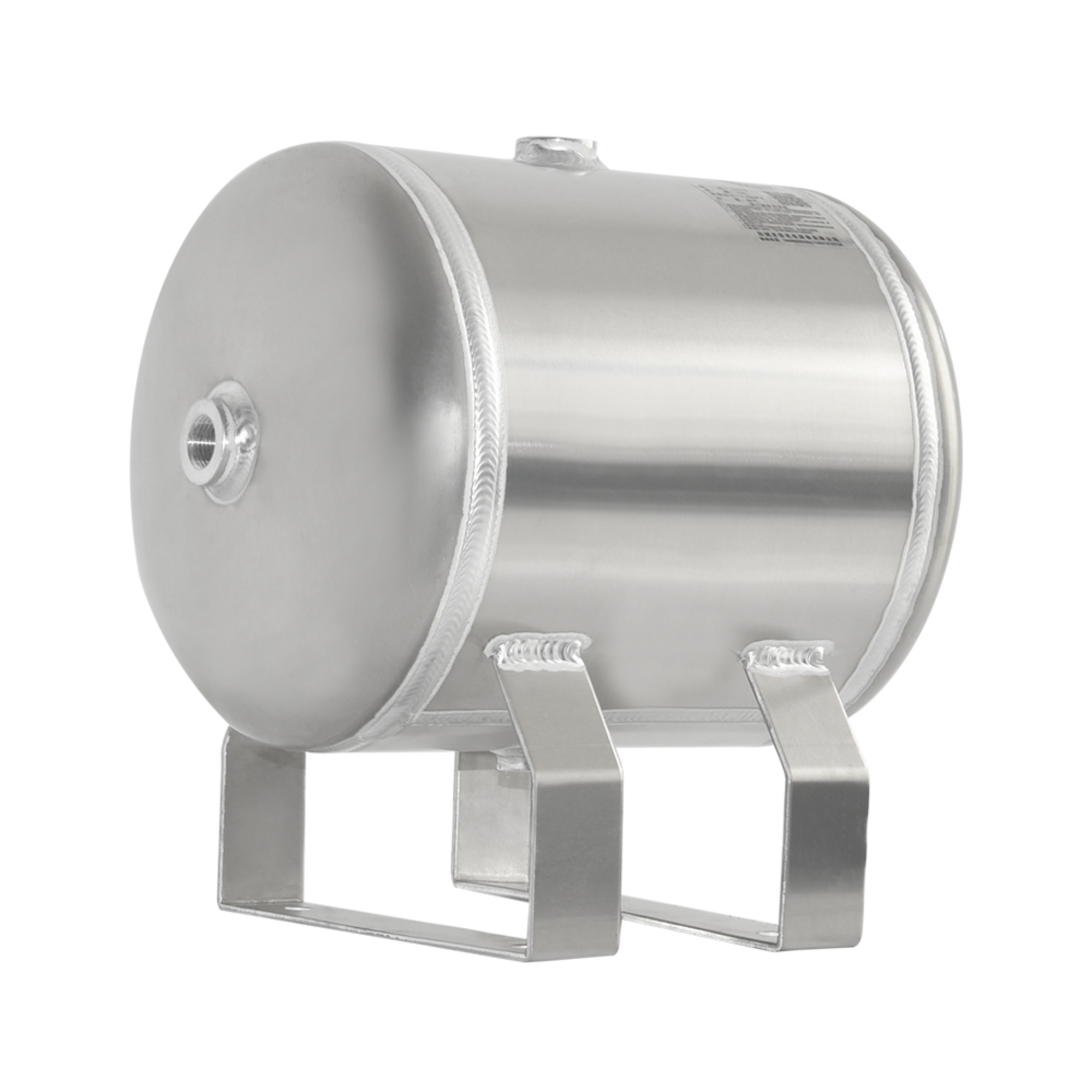 YC-12L-AH 8Bar Tanque de Armazenamento de Ar Horizontal de Alumínio Tanque Receptor de Vácuo para Suspensão de Caminhão Equipamento de Beleza