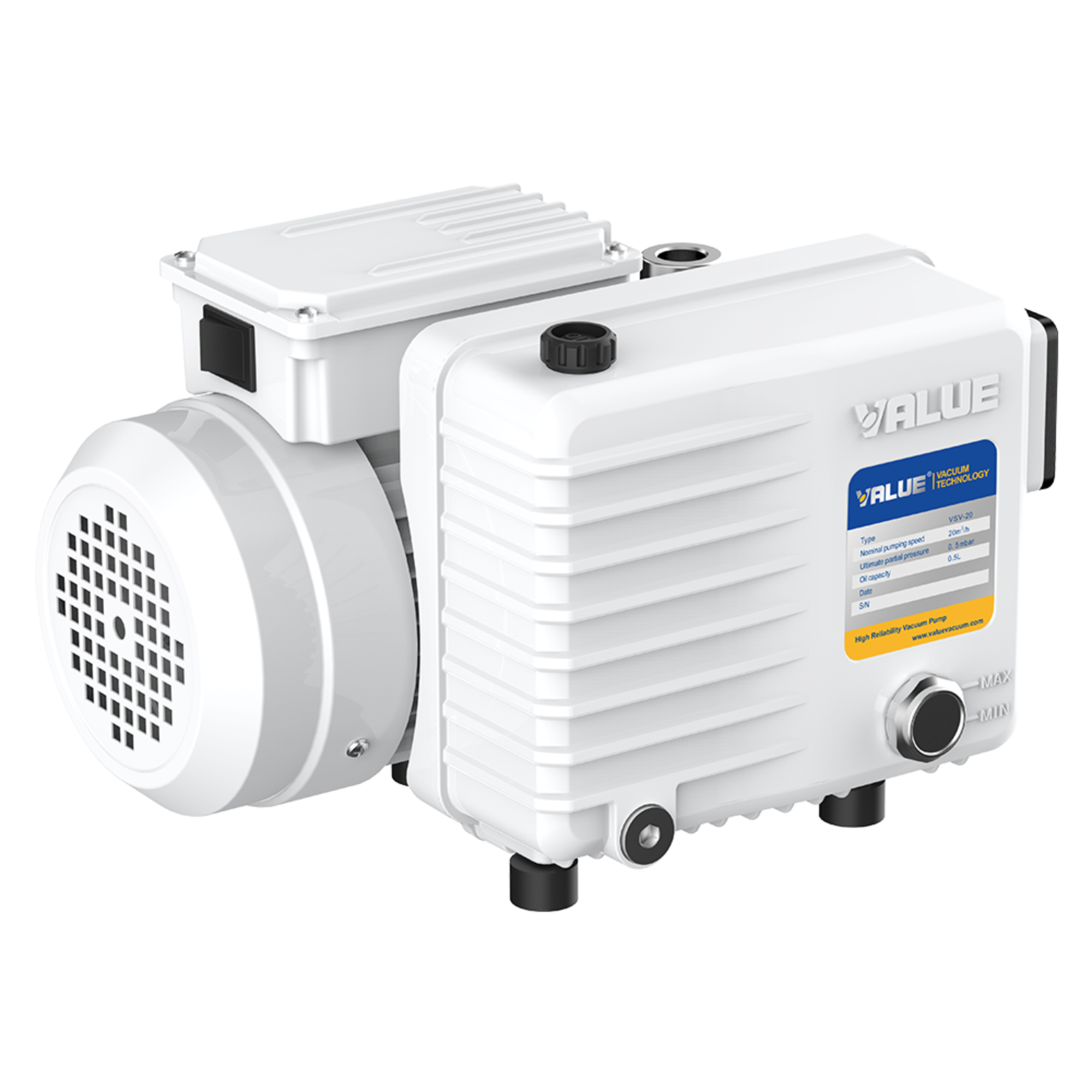 VSV-20P 220V/380V 20-24m³/h 1MBar Przemysłowy Wentylator Odkurzający Jednostopniowy
