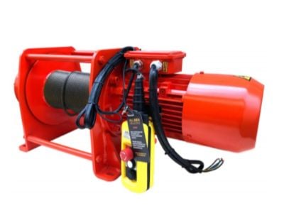 Heavy Duty Electric Winch in Mining Equipment Setup