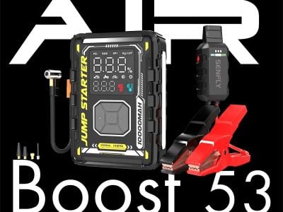 Portable Jump Starter Weight Volume Balance for Trunk Storage Needs