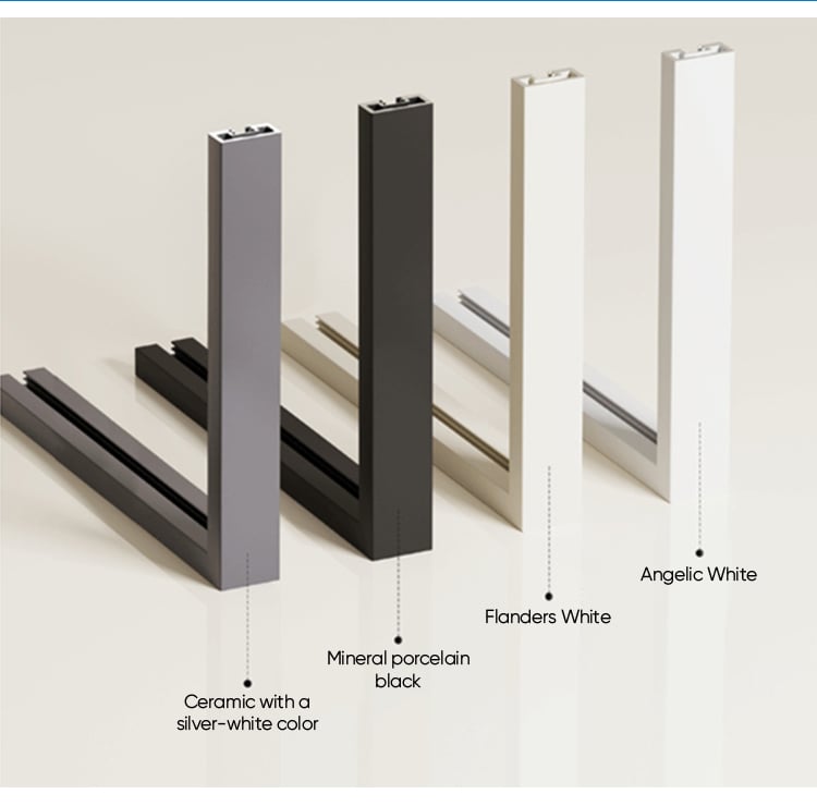 Modern Bathroom Casement Office Door with Clear Glass Swing Mirror Entry Aluminum Front Design Modern Style Casement Door supplier