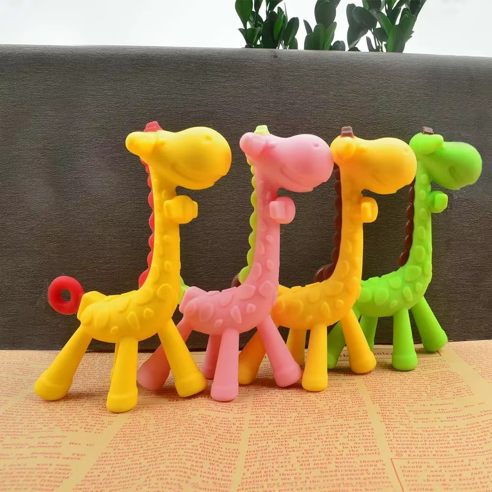 BPA-Free Food Grade Silicone Teether Soft Baby Sensory Toy in Turtle Shape for Teething factory