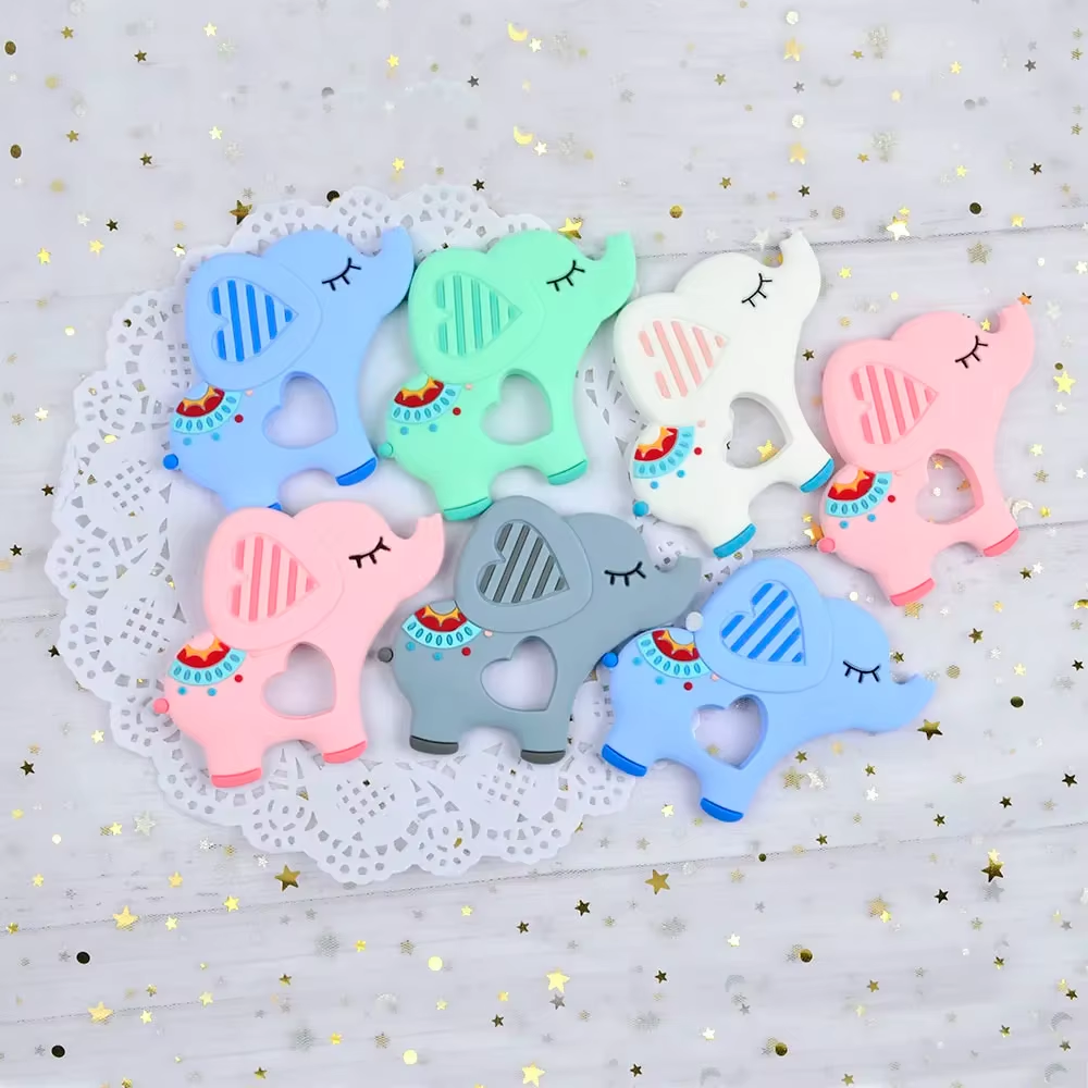 BPA-Free Food Grade Silicone Teether Soft Baby Sensory Toy in Turtle Shape for Teething supplier