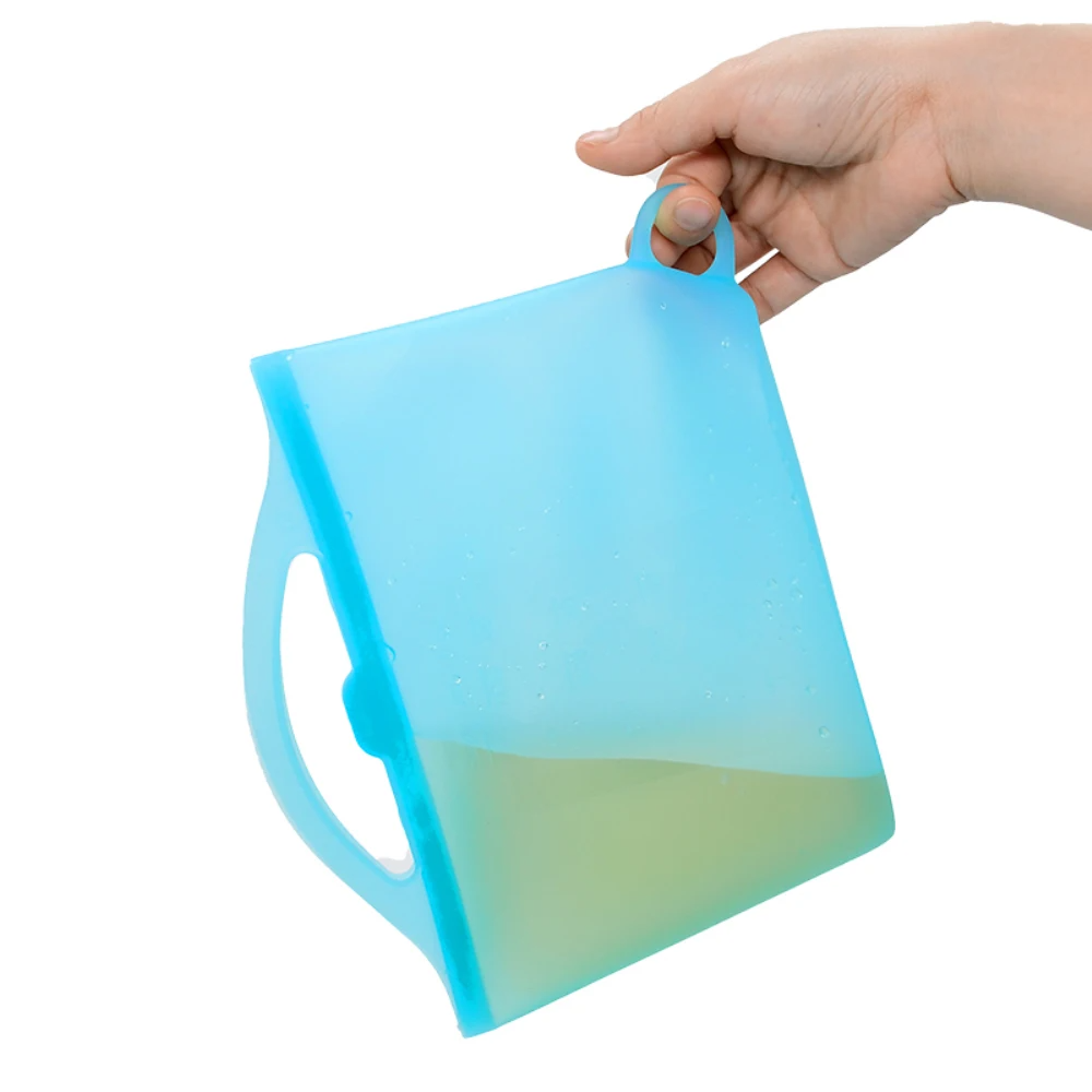 Modern Design Reusable Vacuum-Compressed Silicone Storage Bags Kitchen for Food Freshness Including Breast Milk Storage Bag supplier