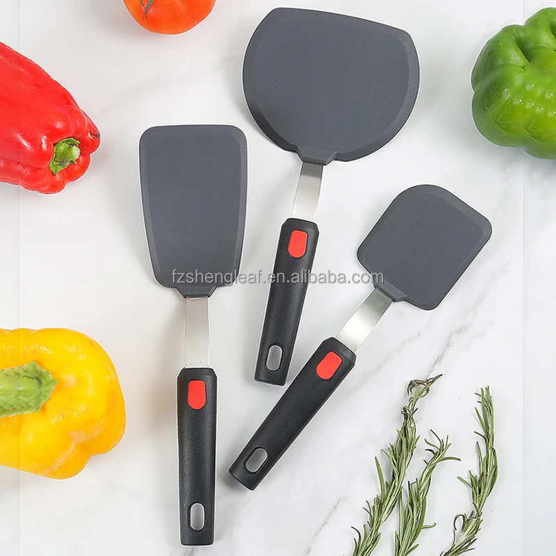 Luxury Custom Novelty Eco-Friendly Kitchen Utensils Set Non-Stick Silicone Heat Resistant Spatula Spoons 18-Piece Frying factory