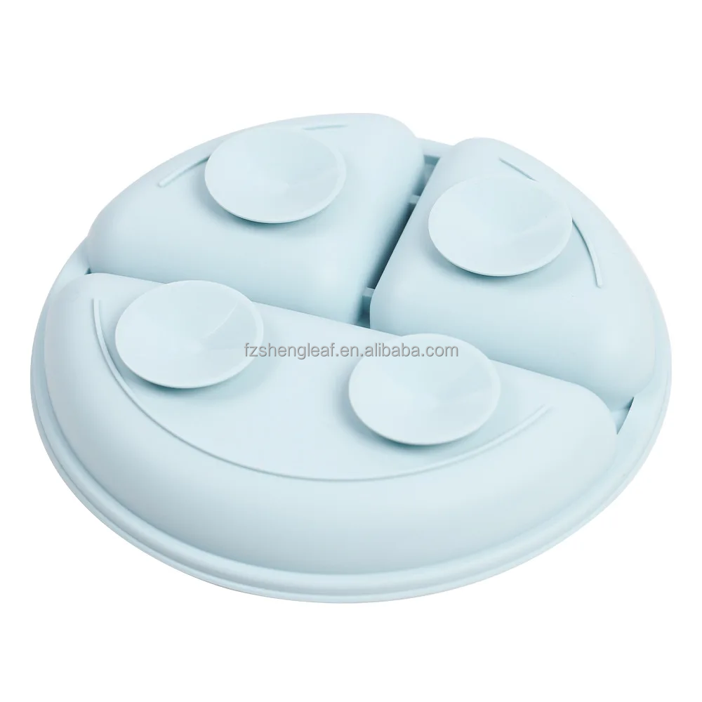 5pcs Non-Slip Silicone Baby Feeding Tableware Set 9pcs Children Dinner Dishes Including Suction Bowl Fork Bibs Kids Dining details
