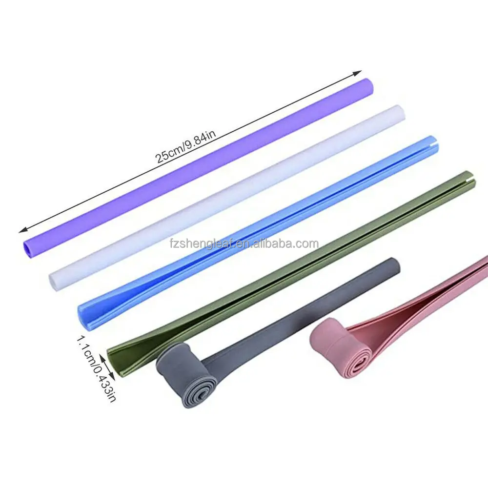 Party Kitchen Supplies Reusable Detachable Soft Drinking Openable Snap Straw BPA Free Silicone Straws manufacture